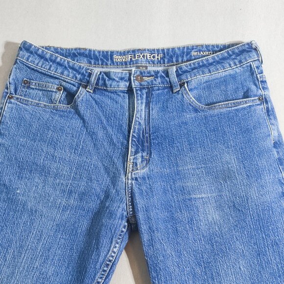 Denver Hayes Flextech Relaxed Fit jeans men's size 38/30 denim blue colour - Picture 2 of 14